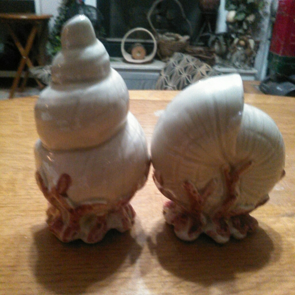 Vintage Other - Vintage Fitz&Floyd Seashell Salt &Pepper Shakers